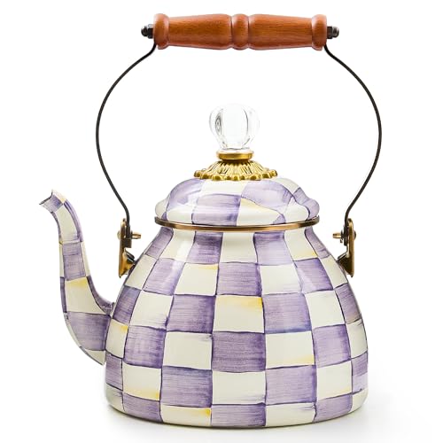 Tea Kettle 2 Quarts (Violet Check / 2 Quarts)