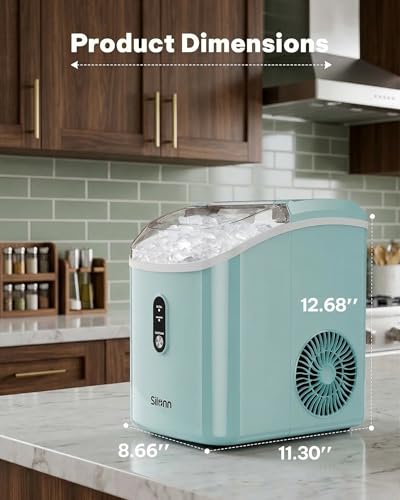Nugget Ice Maker Countertop (Mint / 36lbs)