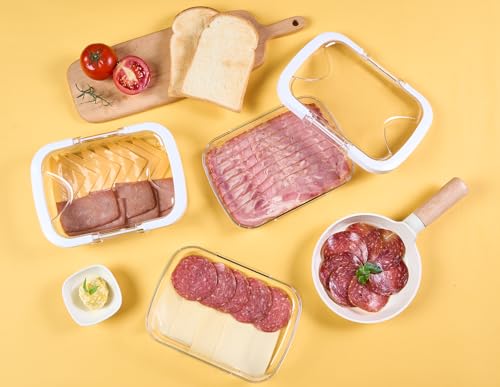 Duo Loc Deli Meat Containers for Fridge with Airtight Lids (Deli Meat 3pk)