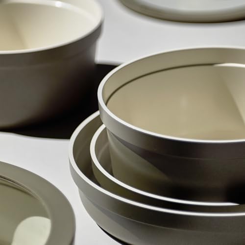 21pcs Ceramic Cookware Sets (Green / 21 PCS)