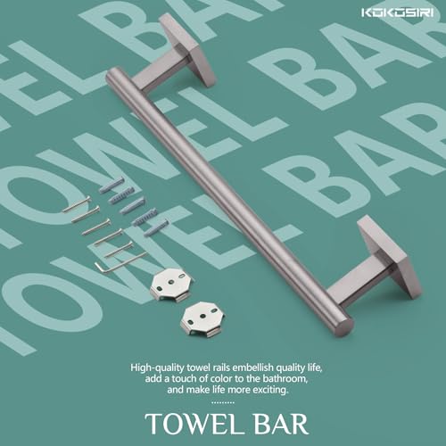 Towel Holder 12 Inch Bathroom Hand Towel Bar for Bath Kitchen Toilet Brushed Nickel Stainless Steel B4005BR (Brushed Nickel / 12-Inch)