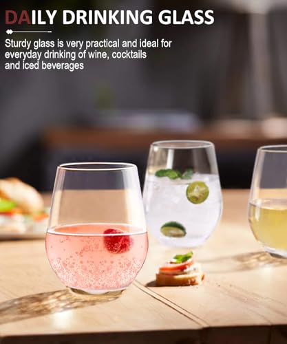 Wine Glasses Set (Set of 4-15 oz)