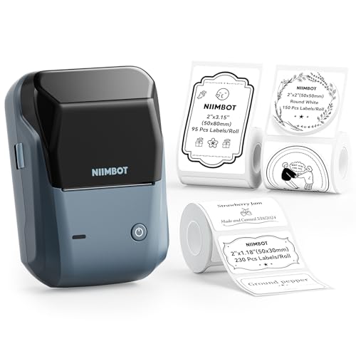 B1 Label Maker with Tapes Set (Dark Blue)