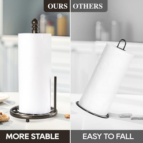 Cast Iron Paper Towel Holder (Coffee Gold)