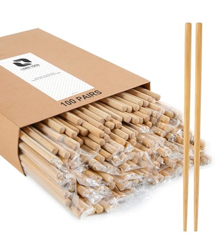 100Pairs Bamboo Chopsticks Disposable (Style 1)