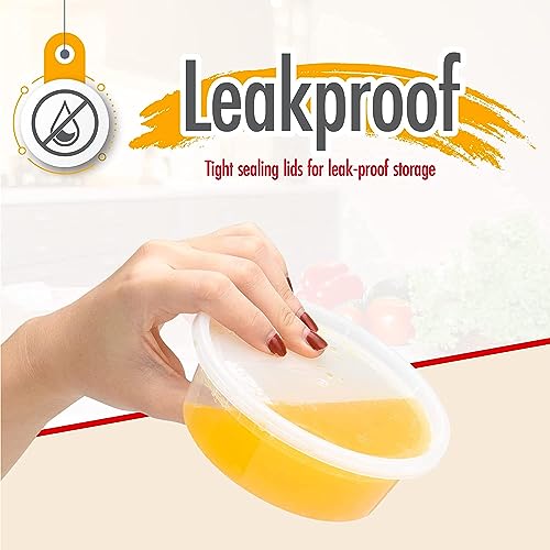 Deli Containers with Lids Leakproof (8oz 240 Sets)