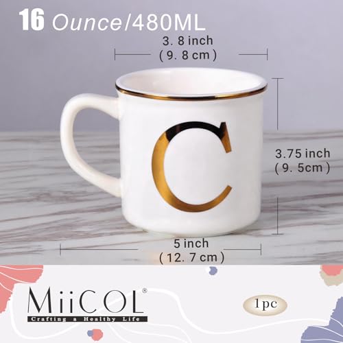 Ceramic Coffee Mug 16 oz (Letter C Mug)
