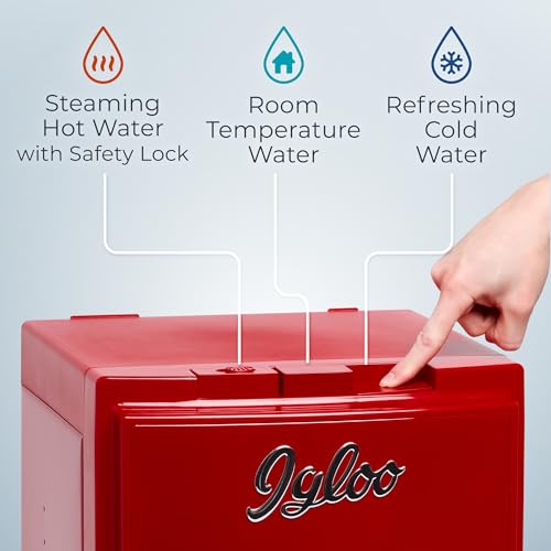 Retro Bottom Water Dispenser (Red / Bottom Load Retro)