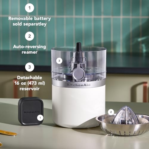 Go Cordless Citrus Juicer (Porcelain White)