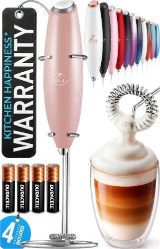 Powerful Milk Frother Wand With Duracell Batteries