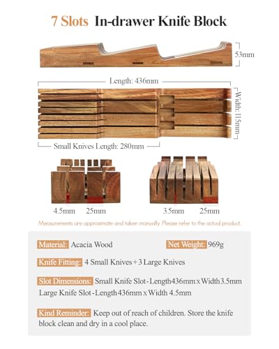 In drawer Knife Block (7-Slot)