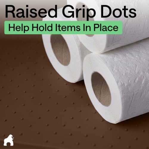 Waterproof Silicone Under Sink Mat (Coffee / 28"w X 22"l)