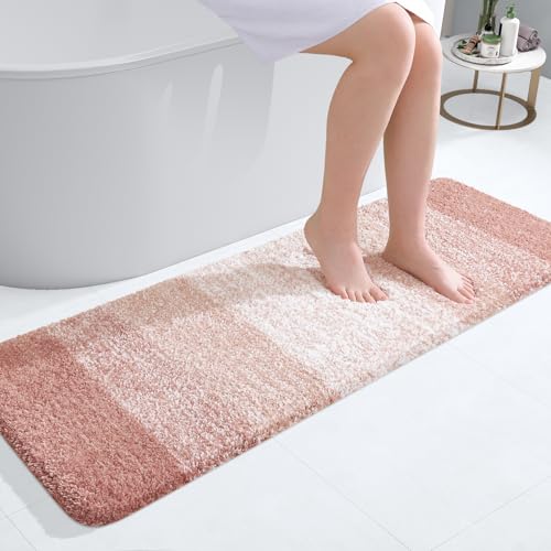 Bathroom Runner Rug 47x17 (47" X 17" / Peach)