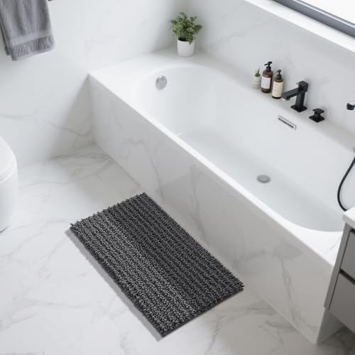 Large Bathroom Rugs Non Slip Washable 36x24 Inch