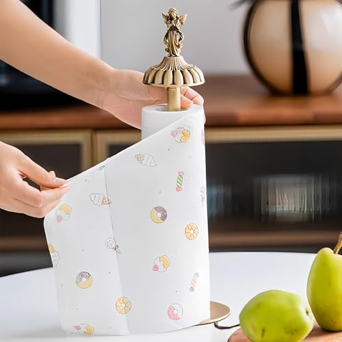 1 Luxurious Brass Angel Paper Towel Holder countertop