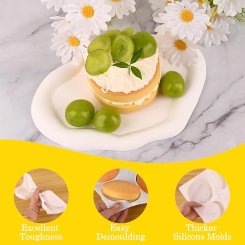 3 Pcs Silicone Muffin Top Pan for Baking (Round Muffin Pan - 3 Pack)