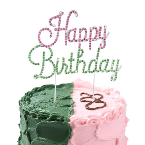 Cake Topper Gold Birthday Decorations for Women