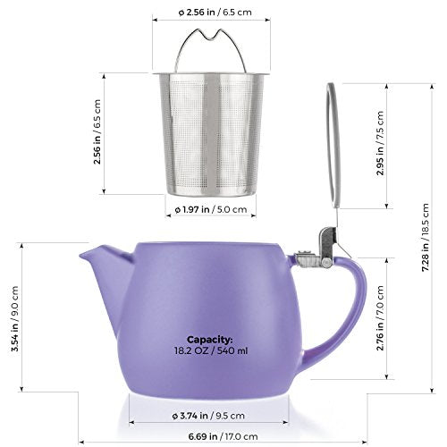 Pluto Porcelain Small Teapot Violet (Violet)