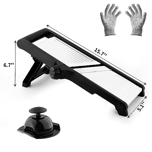 Mandoline Slicer for Kicthen (Black/Silver)