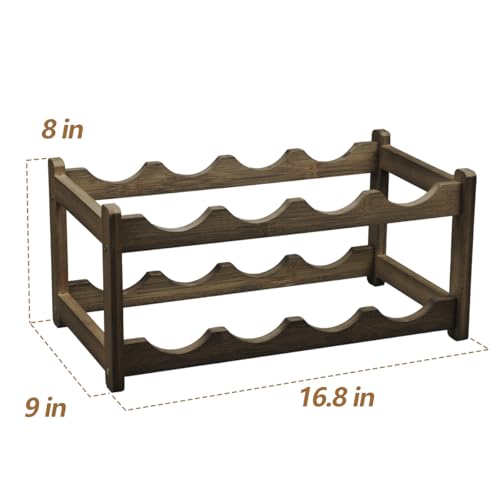 Wine Rack 8 Bottle 2 (2 Tier Moca)