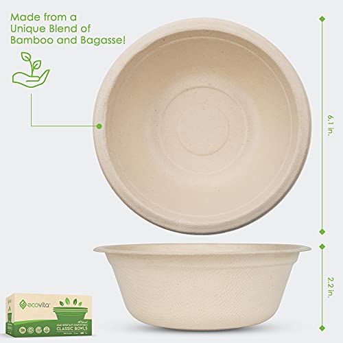 100% Compostable Paper Bowls [16 oz.]