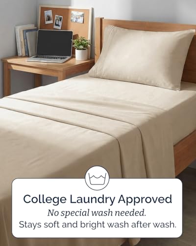 Twin XL 3 Piece Sheet Set (12 - Cream / Twin XL)