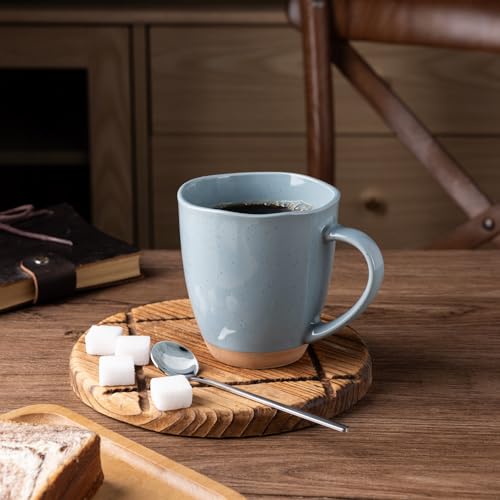 12oz Coffee Mugs (Stone Blue / Set of 4)