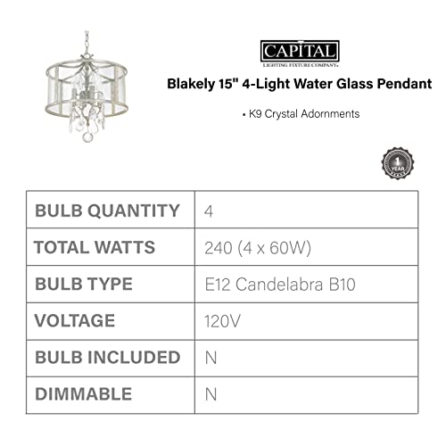 Capital Lighting 9484AS (Medium / Antique Silver (AS))