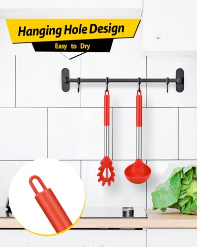 Silicone Soup Ladle and Pasta Spoon Set (2 Count)