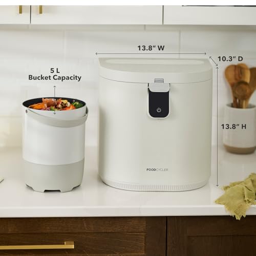 Eco 5 Award Winning Kitchen Food Recycler (White)