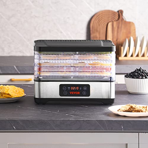 Food Dehydrator Machine (5-Trays/300W)
