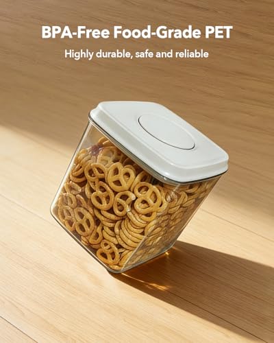 Airtight Food Storage Containers Set with One (4.2Qt*2)