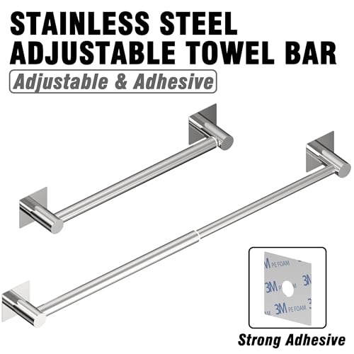 Towel Bar Self (Chrome / Self-Adhesive)