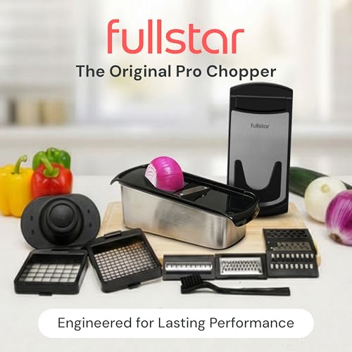 Pro Original Vegetable Chopper & Mandoline Slicer Kitchen Gadget (Stainless Steel / 8 in 1)