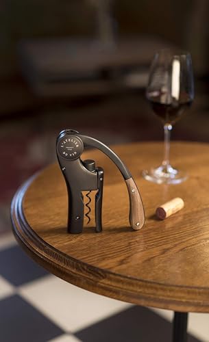 L’Atelier du Vin Oeno Motion Black & Wood Lever Corkscrew (Oeno Motion Wood & Black)
