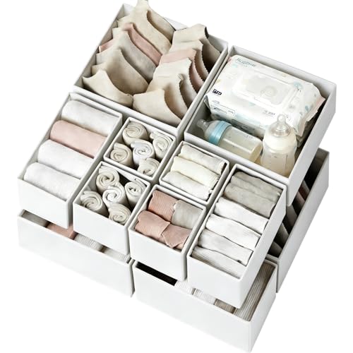 Drawer Organizer Clothes 12 Pack (12 Count)