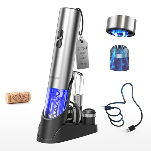 Electric Wine Opener 7 (Silver / Prestige Set)