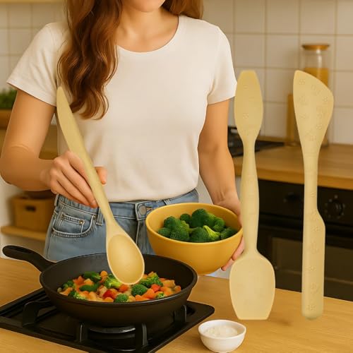 JIG TRIO Double Headed Silicone Spatula Set (3 Count)