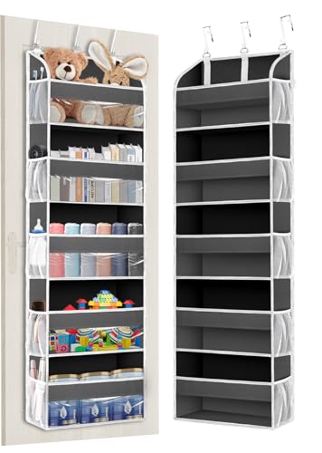 Over the Door Organizer Storage (1 Pack / A Dark Gray)