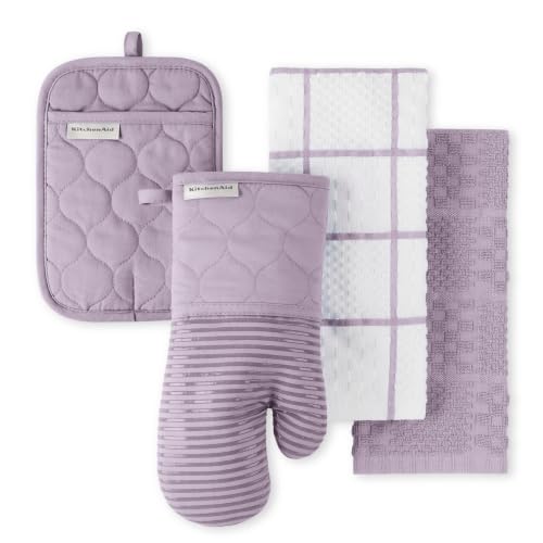 Quilted Cotton Oven Mitt (Wildflower)