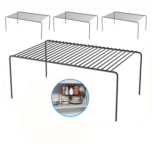 4Pack Cabinet Storage Shelf Rack (4 Count)