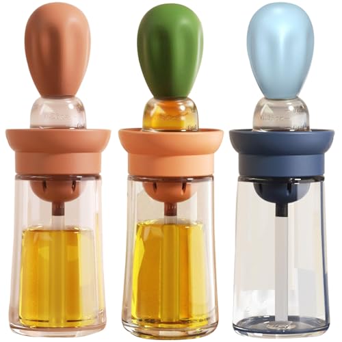 Oil Dispenser with Brush (Blue+Green+Red)