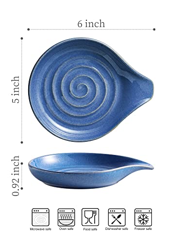 Spoon Rest Large Ceramic Spoon Holder for Stove Top