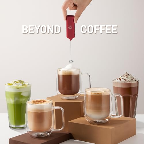 Mini & Mighty Milk Frother Wand (Autumn Cranberry / Mini Frother)