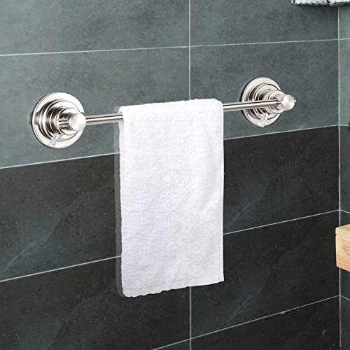 Suction Cup Towel Bar 16 Inch (Suction Towel Bar-16 Inch Brushed Nickel)