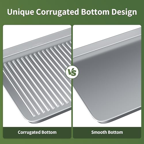 Baking Sheet with Cooling Wire Rack Set