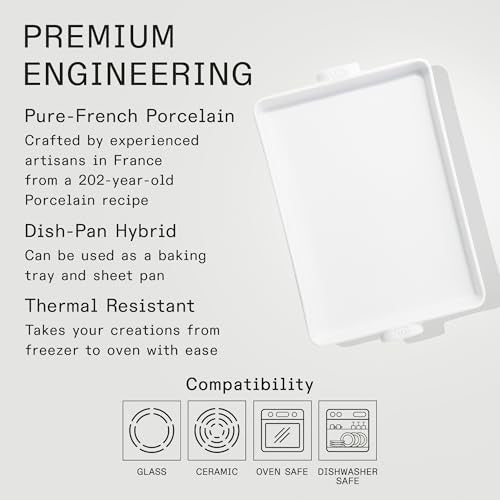 Cookware Baking Slab (White)