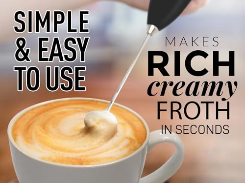 Mini & Mighty Milk Frother Wand (Two Black / Mini Frother)