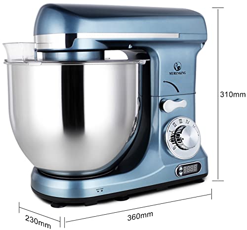 Professional Stand Mixer (Silver Blue)