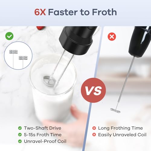 Immersion Blender Handheld (Black)